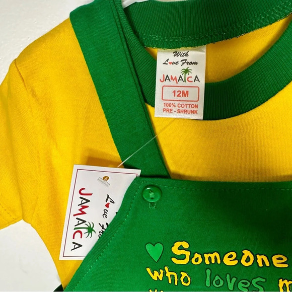 Nwt With Love from Jamaica baby  two piece set - Picture 4 of 6